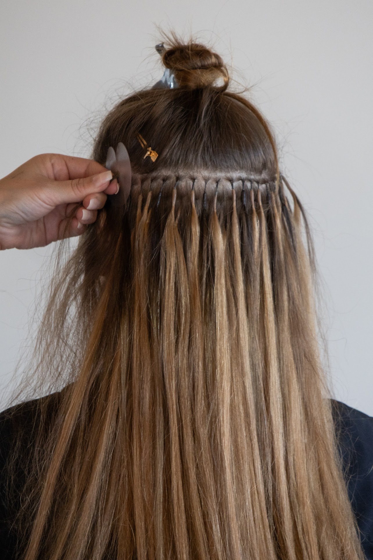 Keratine Wax plaatsing bij MimaHairExtensions